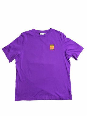 Adidas Originals Adiplore Graphic Tee Purple Mountain Back Graphic Shirt Medium